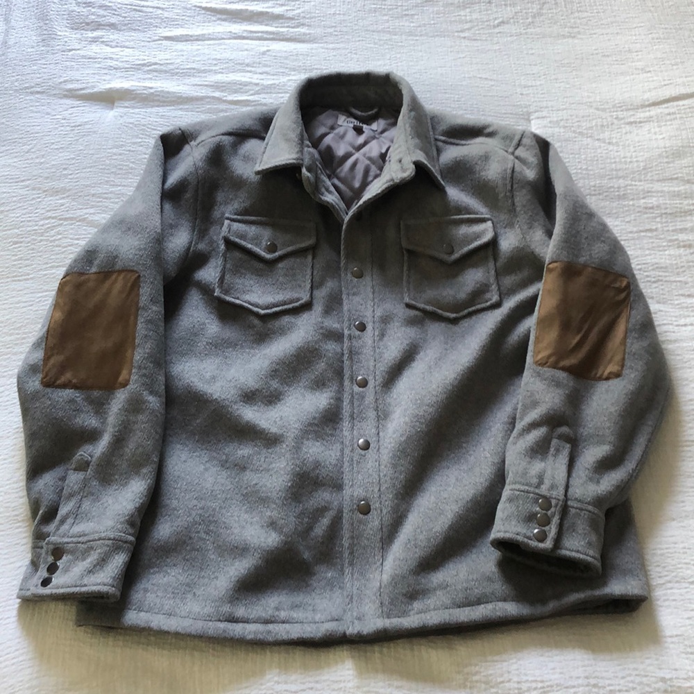 Grind by Coffeeshop Men’s Casual Fall Jacket | Gray | XL